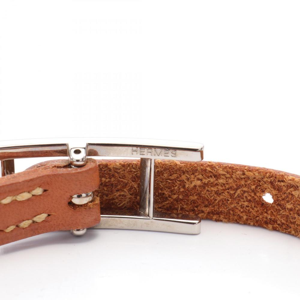 Hermes Hermes Leather Stainless Steel Bracelet Leather Bracelet - Picture 4 of 5